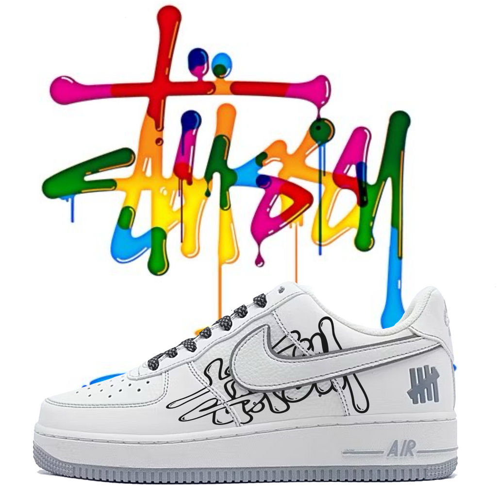 Air Force 1 Stussy Custom Paint Sneakers