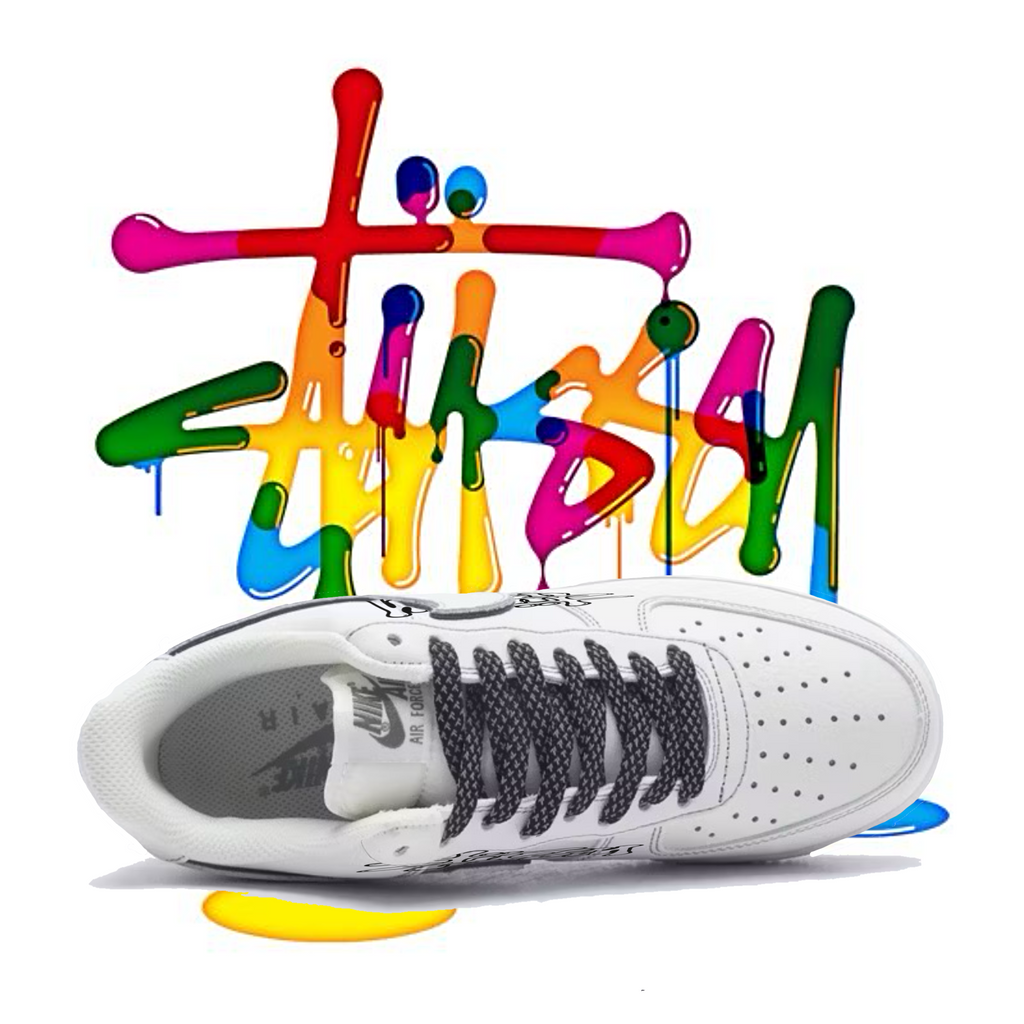 Air Force 1 Stussy Custom Paint Sneakers
